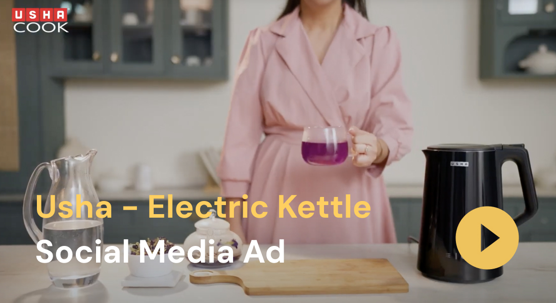 Creative Programmable Electric Kettle Advertisement